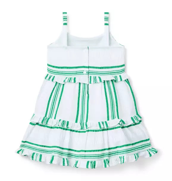 Striped Ruffle Dress