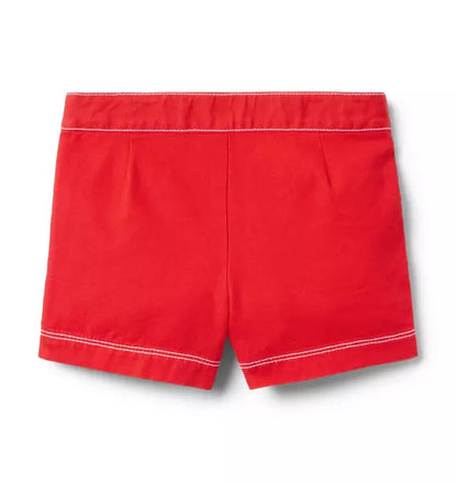 Button Canvas Short