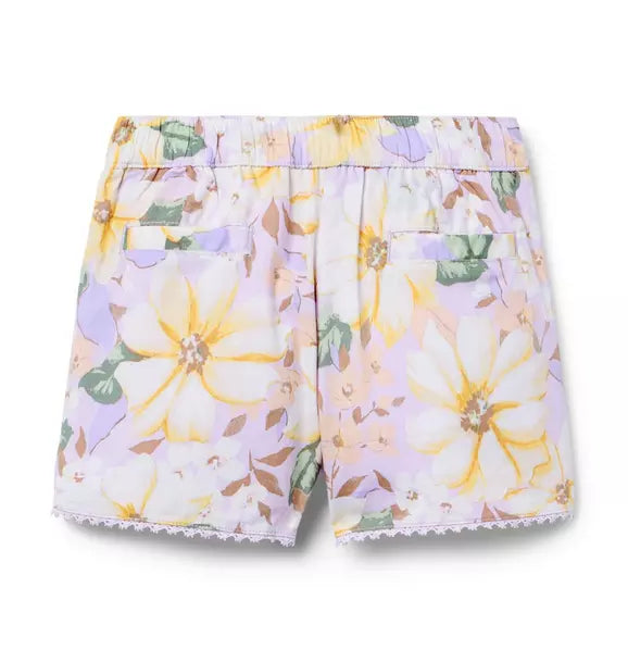 Floral Belt Short