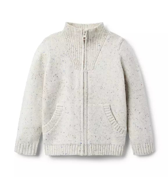 The Ribbed Sweater Jacket