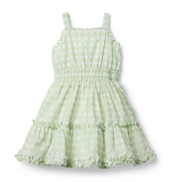 Checked Ruffle Dress