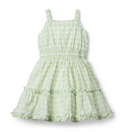 Checked Ruffle Dress