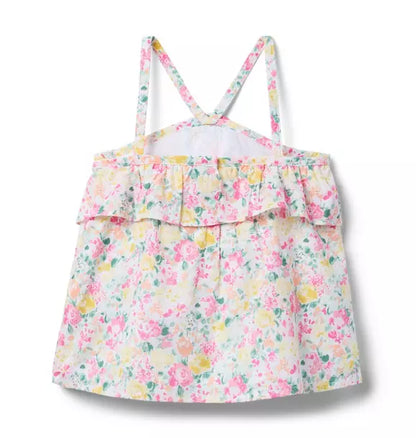 Serena Williams x Janie and Jack Floral Flair Top