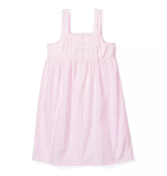 Women's Pink Gingham Charlotte Nightgown