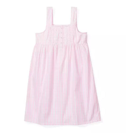 Women's Pink Gingham Charlotte Nightgown