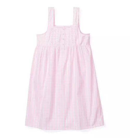 Women's Pink Gingham Charlotte Nightgown