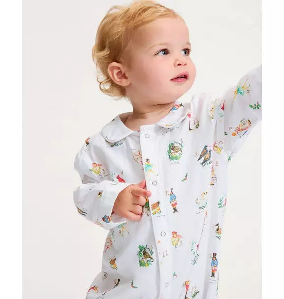 Baby's Twill Cambridge Romper in 12 Days of Christmas