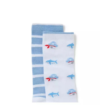 Pirate And Stripe Sock 2-Pack