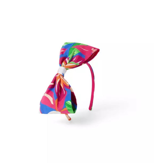Tropical Floral Bow Headband