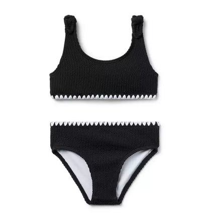 Recycled Textured 2-Piece Swimsuit