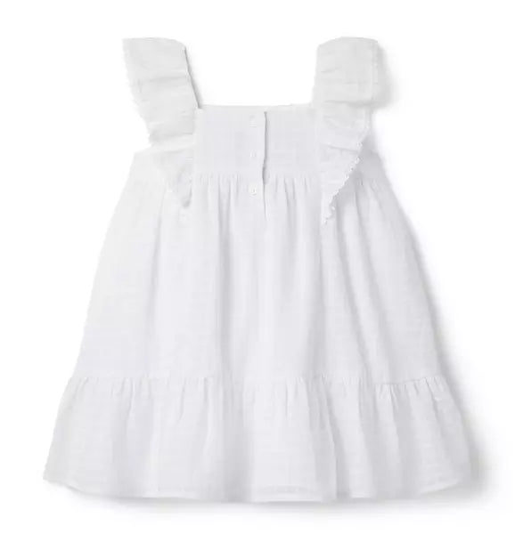 Checked Ruffle Dress