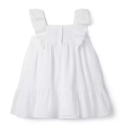 Checked Ruffle Dress