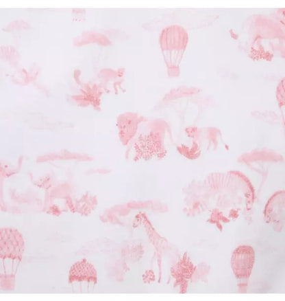 Baby Animal Friends Toile Wrap One-Piece