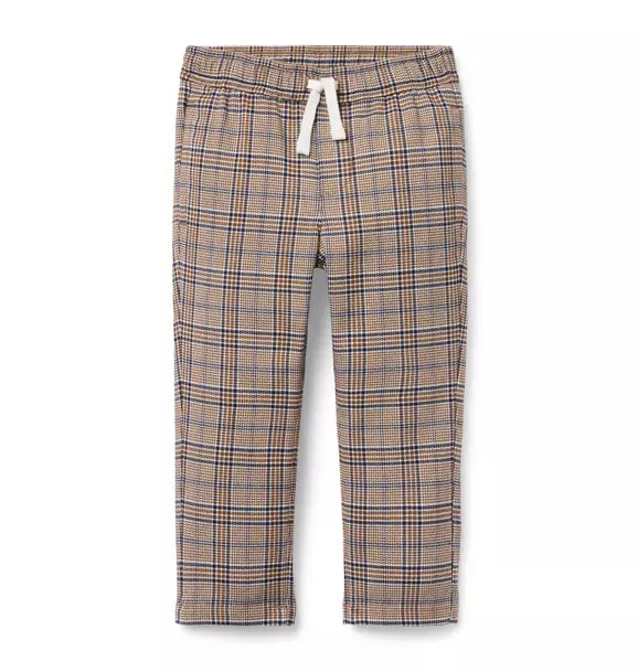 Plaid Pull-On Pant