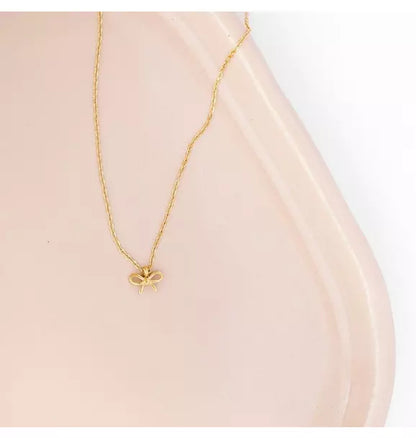 Bow Pendant Necklace