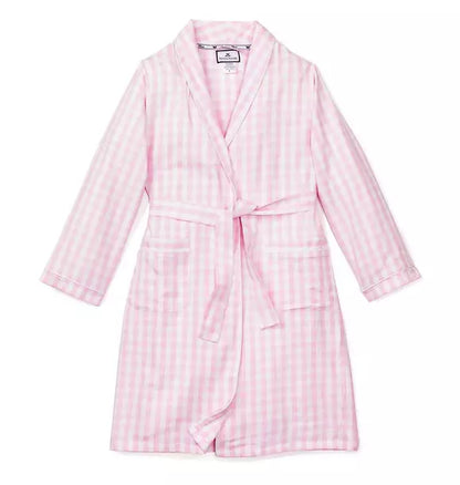 Pink Gingham Robe