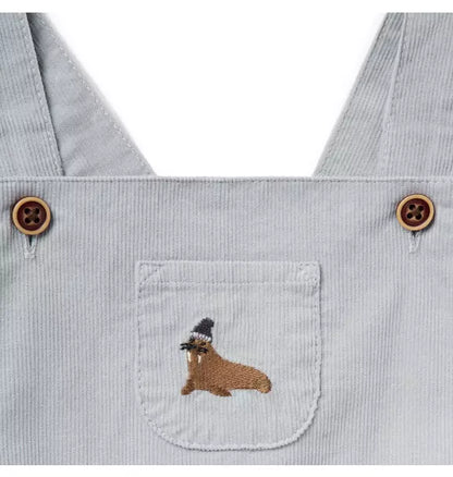 Baby Walrus Corduroy Overall