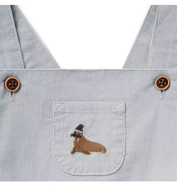 Baby Walrus Corduroy Overall