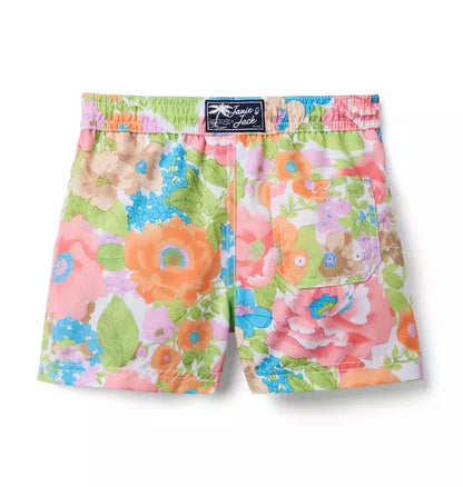 Recycled Floral Swim Trunk