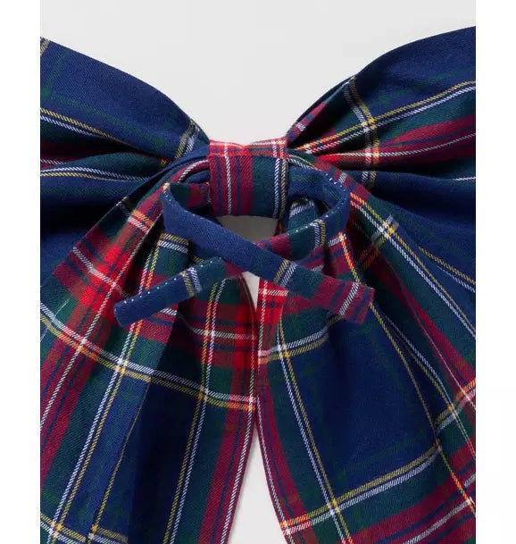 Wreath Bow in Windsor Tartan