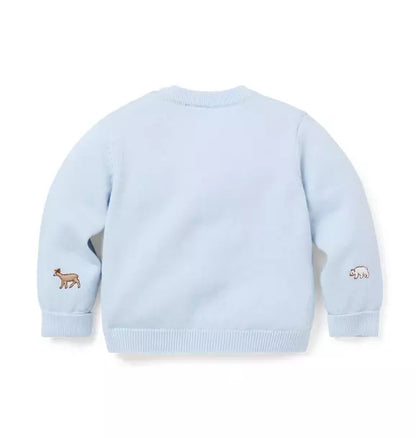Baby Woodland Friends Sweater