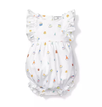 Birthday Wishes Ruffled Romper