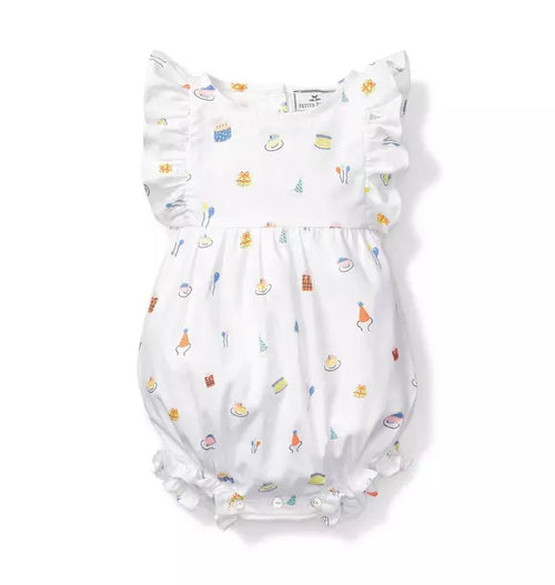 Birthday Wishes Ruffled Romper