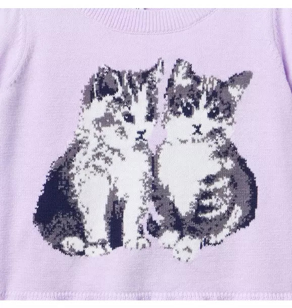 Kitten Peplum Sweater Top