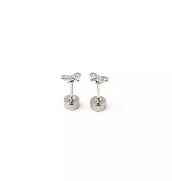 Mini Bow Stud Earrings