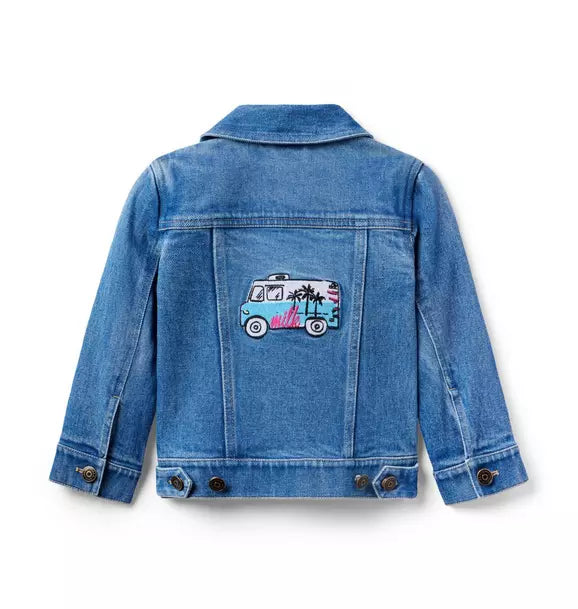 Milk Bar x Janie and Jack Denim Trucker Jacket
