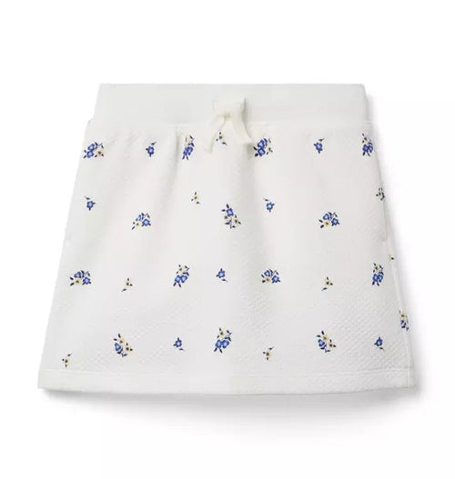 Quilted Floral Skirt