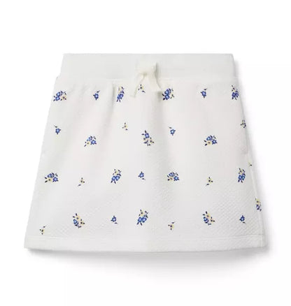 Quilted Floral Skirt