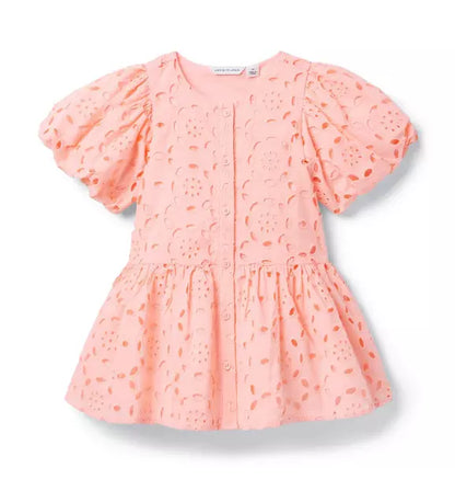 Serena Williams x Janie and Jack Peach Point Matching Dress