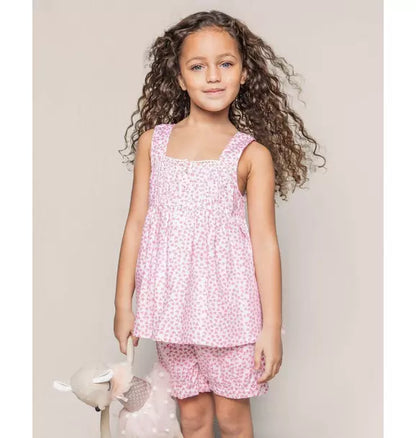 Girls Charlotte Short Set in Sweethearts