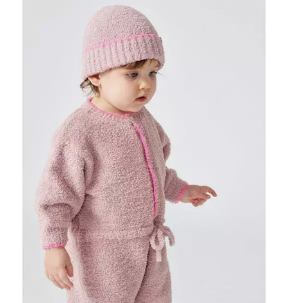 Beanie Fuzzy - Ash Rose