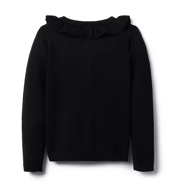 The Ruffle Collar Cardigan