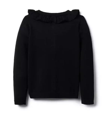 The Ruffle Collar Cardigan