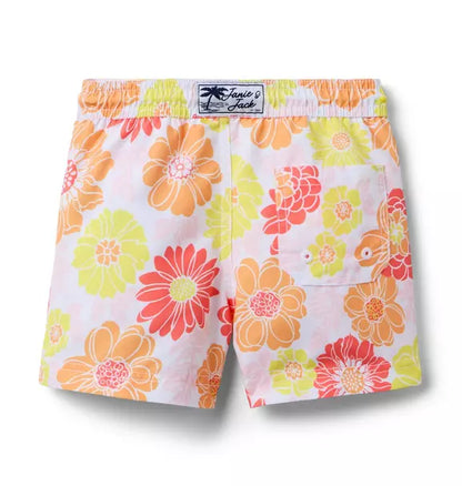 Recycled Floral Swim Trunk