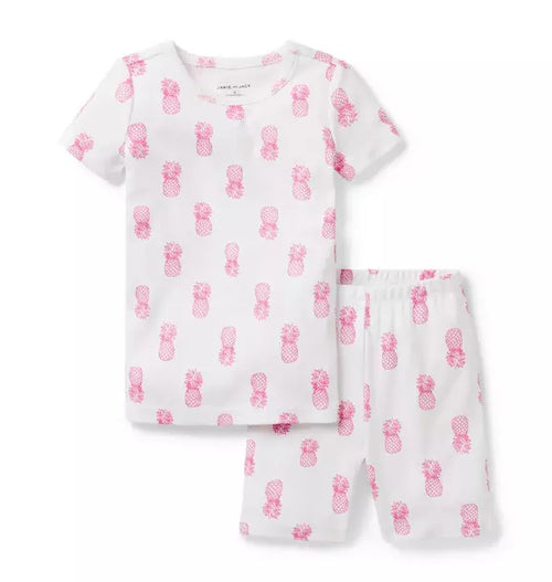 Good Night Short Pajama In Pineapple
