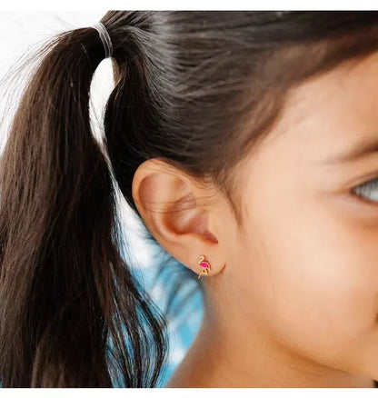 Flamingo Stud Earring