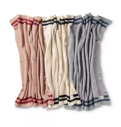 Marici Black Striped Baby Blanket