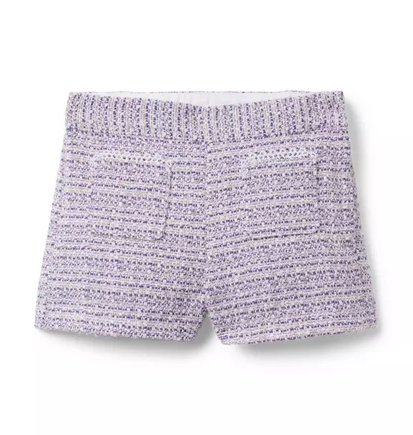 Tweed Patch Pocket Short