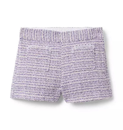Tweed Patch Pocket Short
