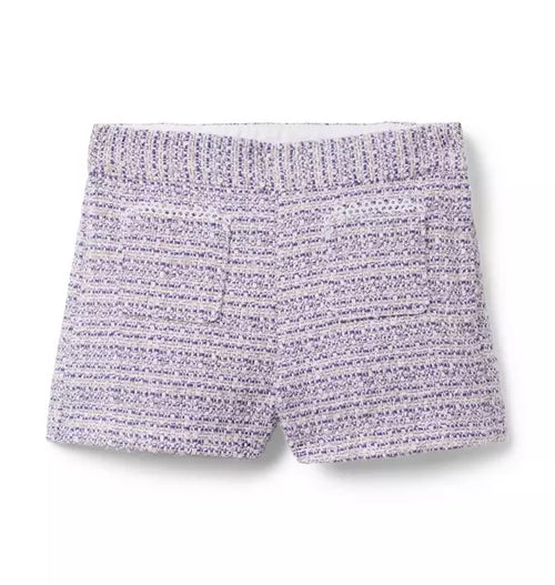 Tweed Patch Pocket Short