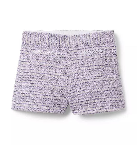 Tweed Patch Pocket Short