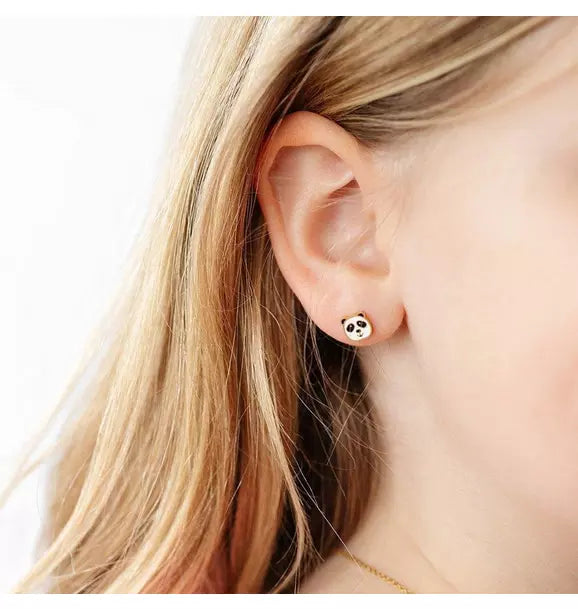 Panda Stud Earrings