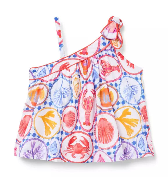 Ocean Icon Bow Shoulder Top