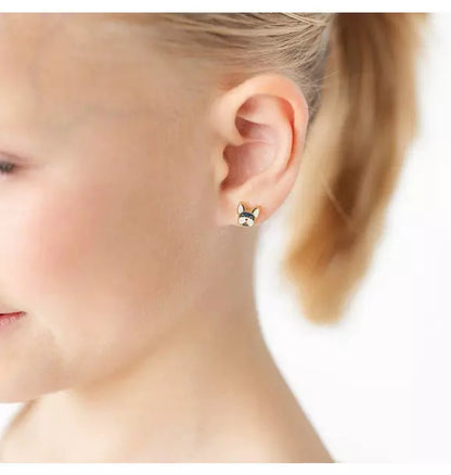 Frenchie Stud Earring