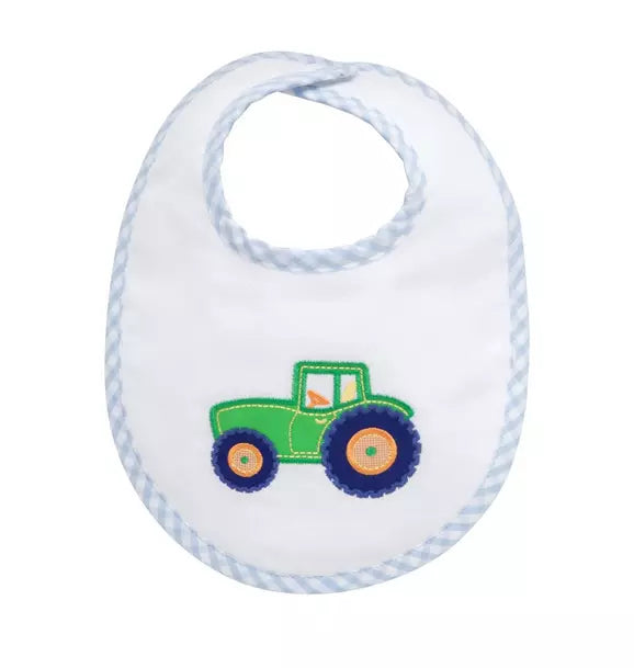 Tractor Applique Basic Bib