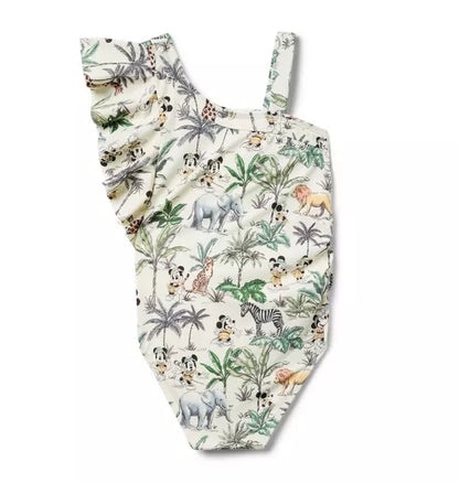 Recycled Disney Mickey Mouse Safari Swimsuit